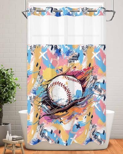 Luxury Bath Temptress No Hook Shower Curtains