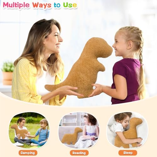 Dino Nuggets Pillow Plush - Super Cute Dinosaur Plush for Kids Adults