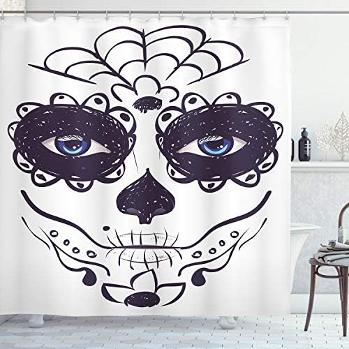Ambesonne Dia de Los Muertos shower curtain