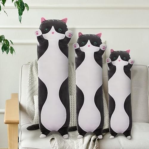 Perfect Cuddle Cat Plush Pillow for Kids Adults Soft and Cozy