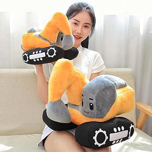 Adorable 11-inch excavator stuffed toy for kids
