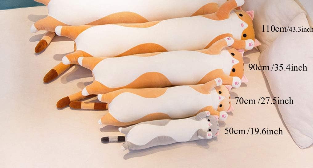 123Arts Cat Soft Plush Pillow for Kids