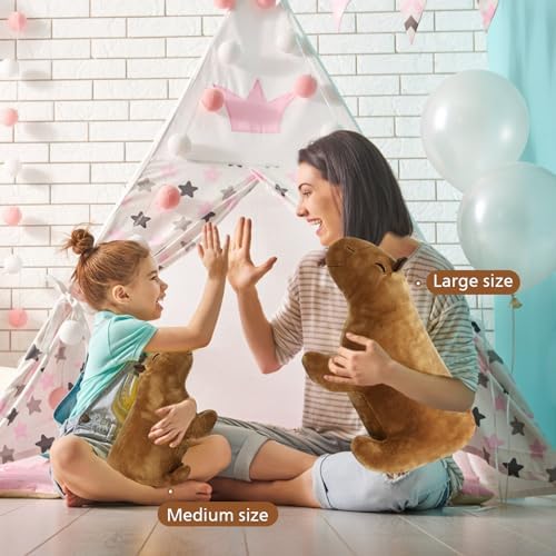 Capybara Plush Pillow Cute Stuffed Animal for Kids and Pets