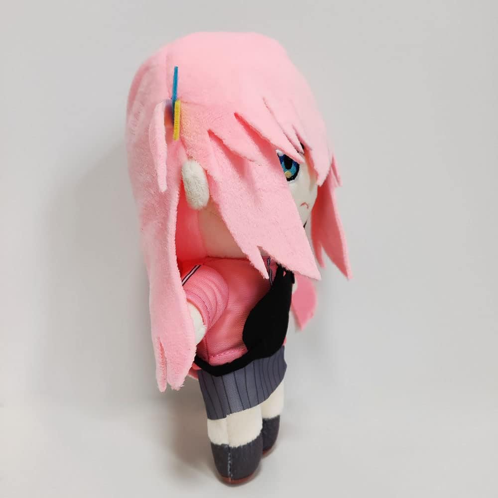JCvCX Pink Hair Guitar Girl Plush Pillow