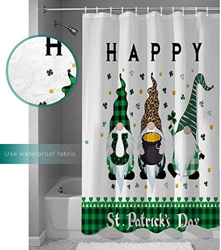 Waterproof Shower Curtain Set for Bathroom - Machine Washable Durable Stylish