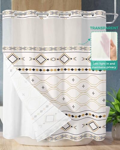 Retro Farmhouse Shower Curtain 72x78