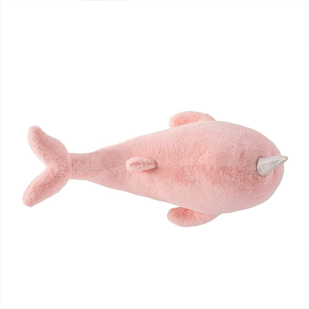 Tezituor 24 Inch Pink Narwhal Plush Pillow