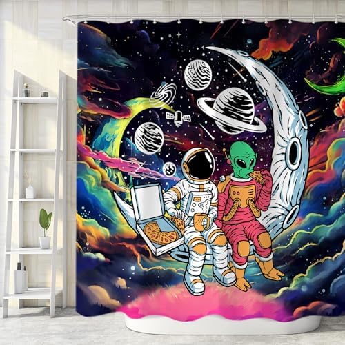 Stellar Space Shower - Funny Astronaut Dessert Roll 60x72