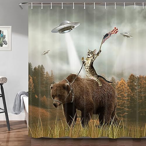Join the Adventure - Shocur Funny Animal Shower Curtain