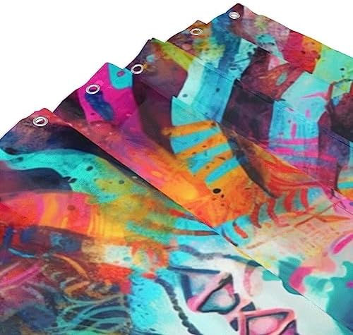 Abstract Boho Shower Curtain Set for Your Home