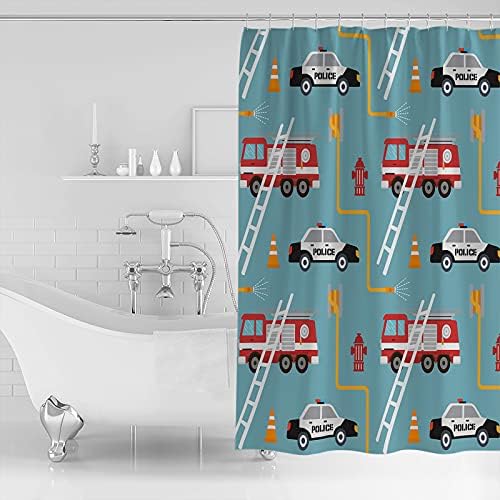 Sunteeny 72 Inch Waterproof Shower Curtain with Hooks