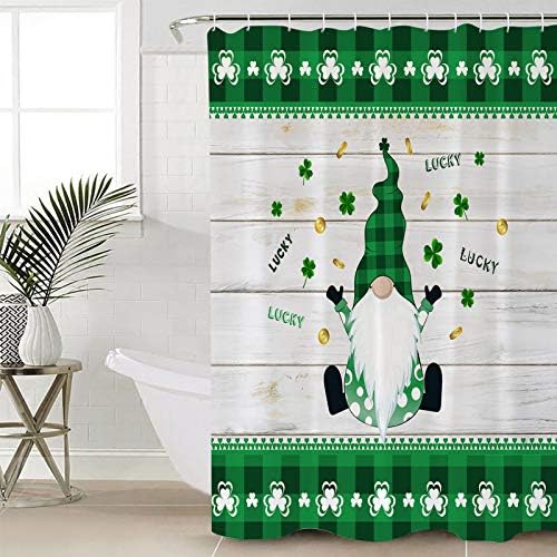 St Patricks Day Bohemian Shower Curtain