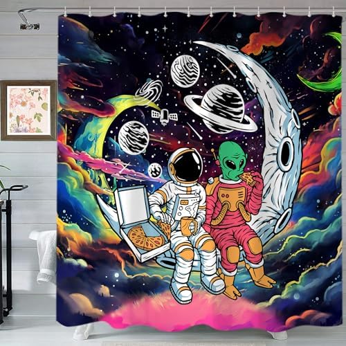 Stellar Space Shower - Funny Astronaut Dessert Roll 60x72
