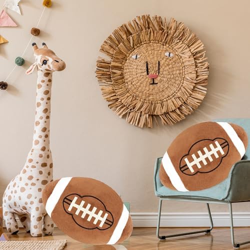 soft 12-inch football plush pillows for adults and kids