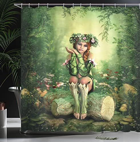 Ambesonne Forest Tale 69x75 Inch shower curtain