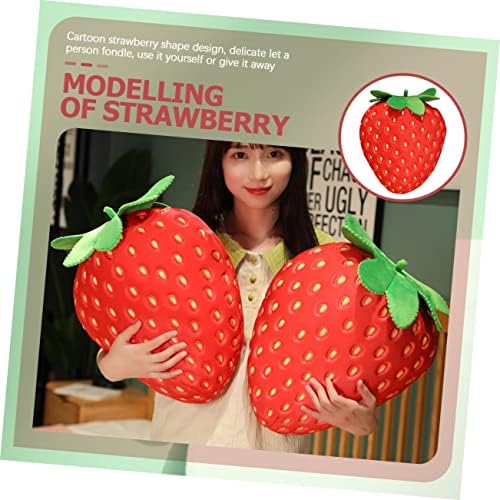 Kisangel Stuffed Strawberry Plush Pillow