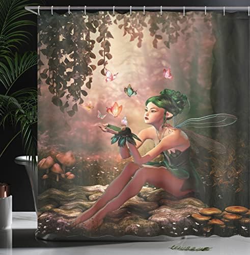 Ambesonne Elven Wings Showers