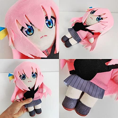 JCvCX Pink Hair Guitar Girl Plush Pillow
