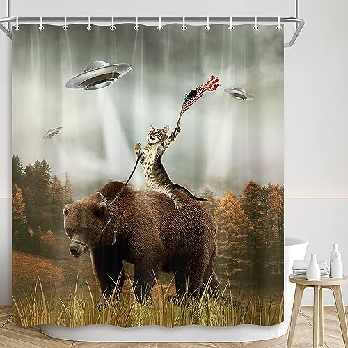 Join the Adventure - Shocur Funny Animal Shower Curtain