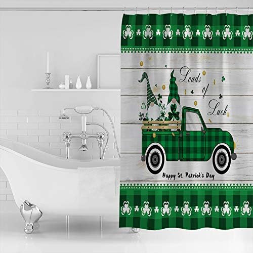 St Patricks Day Waterproof Shower Curtain for Bath 72x84 inches