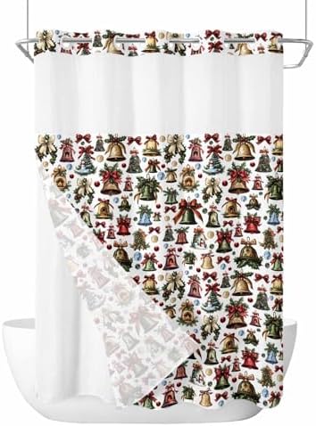 Christmas Snowman Bath Curtain 48x72