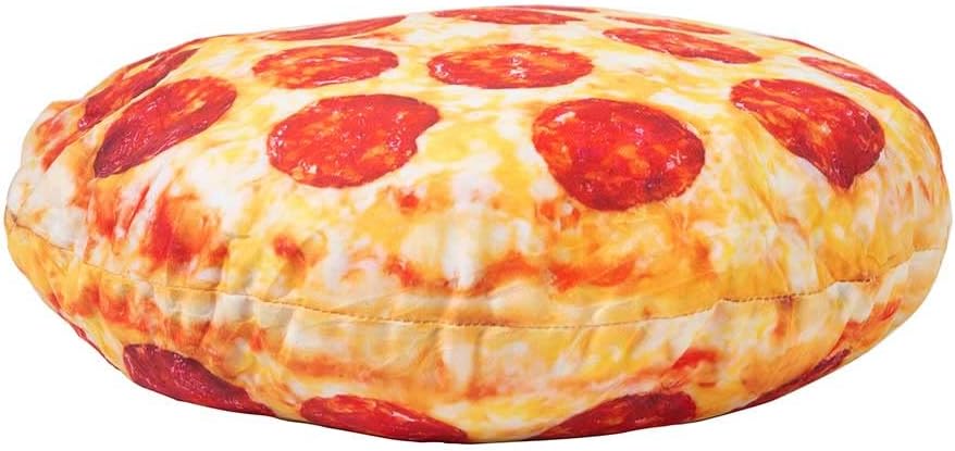 Pizza-Shaped Plush Pillow for Kids and Adults