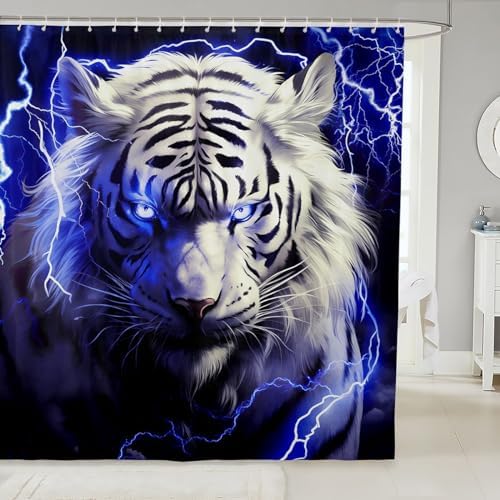 Wild Tiger Shower Curtain