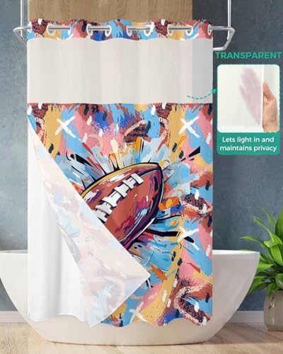 No Hook Cloth Fabric Showers - Waterproof Stylish
