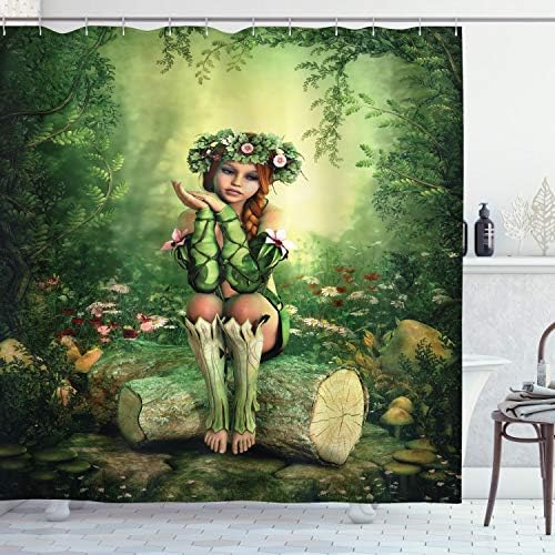 Ambesonne Forest Tale 69x75 Inch shower curtain