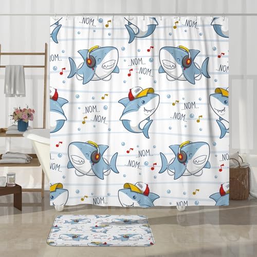 SharkJoy 4PCS Bath Set