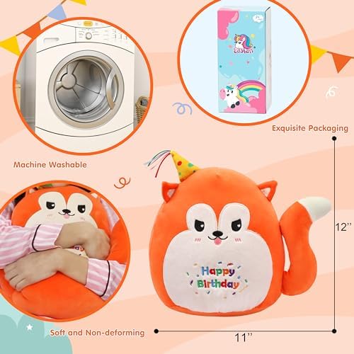 Easfan Fox Plush Pillow