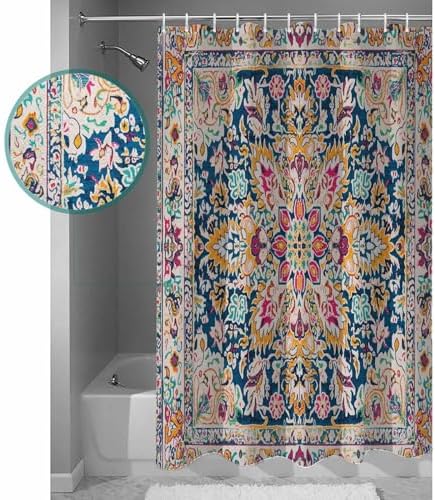 Picpeak Shower Curtain Set - 3D Print Style