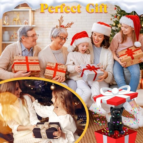 YZXZM Black Cat Plush Pillow 9 Inch Realistic Cute Stuffed Animal