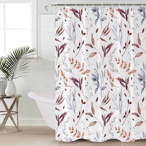Picpeak Autumn Leaf shower curtain waterproof stylish 60x72