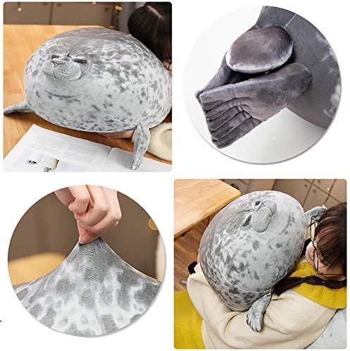 Eaasok Chubby Seal Pillow Soft Plush Animal Toy 176 Inch