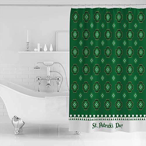 TocaHome St Patricks Day Waterproof Shower Curtain Set