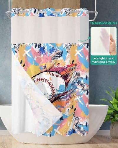 Luxury Bath Temptress No Hook Shower Curtains