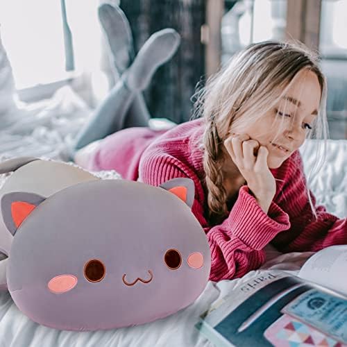 Cute Cat Stuffed Animal Pillow for Kids