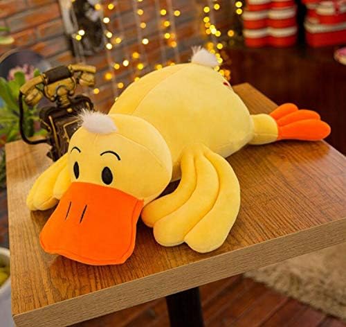 Ruzucoda Super Soft Plush Yellow Duck Hugging Pillow for Kids Ages 2