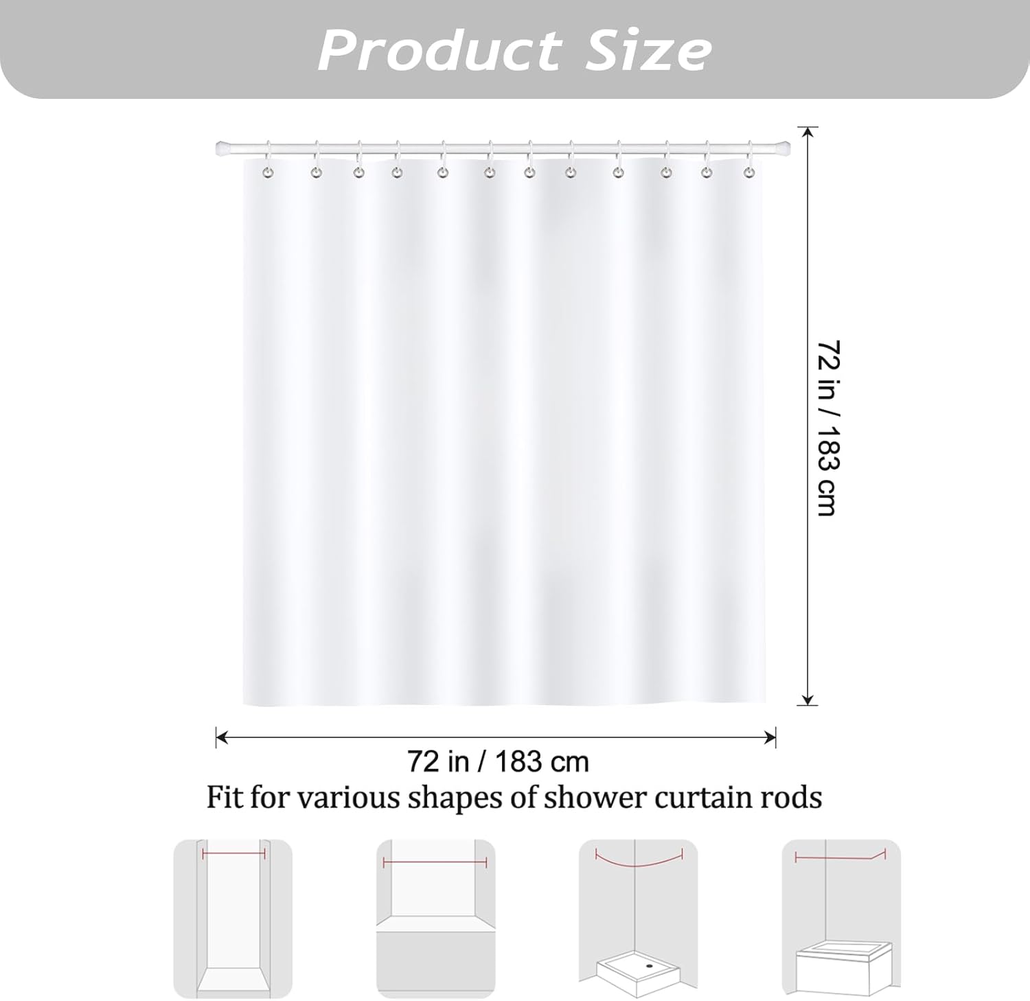 Fun Construction Kids Shower Curtain Durable Waterproof Easy to Use