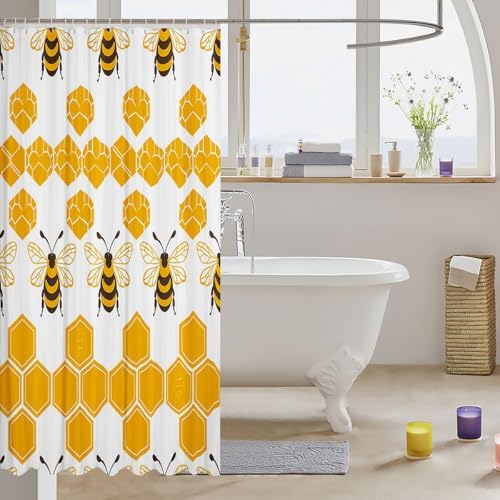 Feelyou Honeycomb shower curtain - Unique bath design