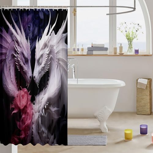 VIBRANT DRAGON SHOWER CURTAIN Rp
