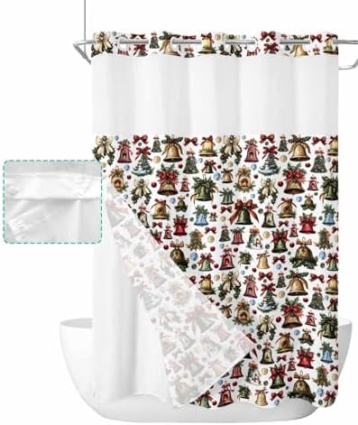 Christmas Snowman Bath Curtain 48x72