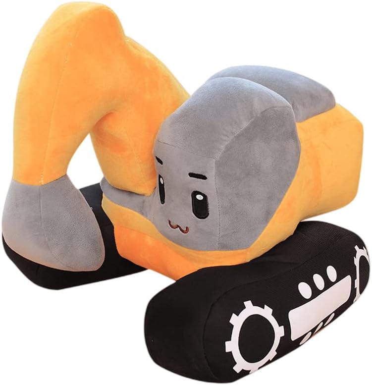 Adorable 11-inch excavator stuffed toy for kids