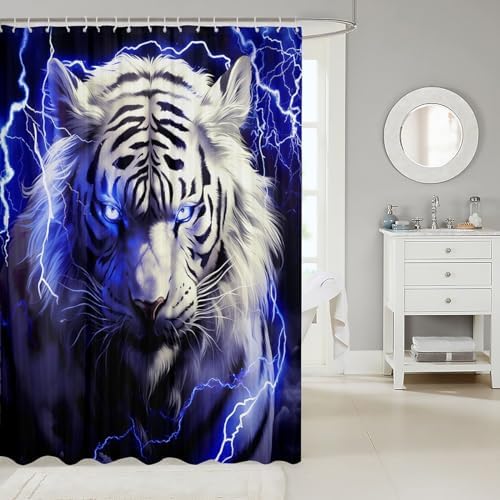 Wild Tiger Shower Curtain