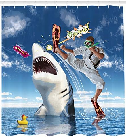 Unique Marine Wallpaper Ambesonne Sealife 69x70 Machine Washable Vacuumprint Design