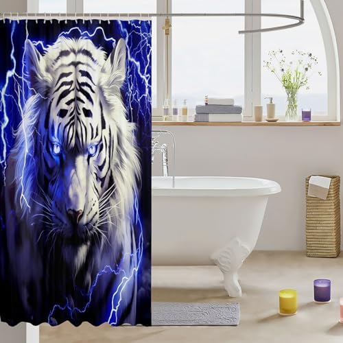 Wild Tiger Shower Curtain