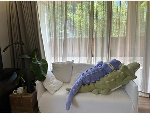 Hofun4U Alligator Plush Pillow Green