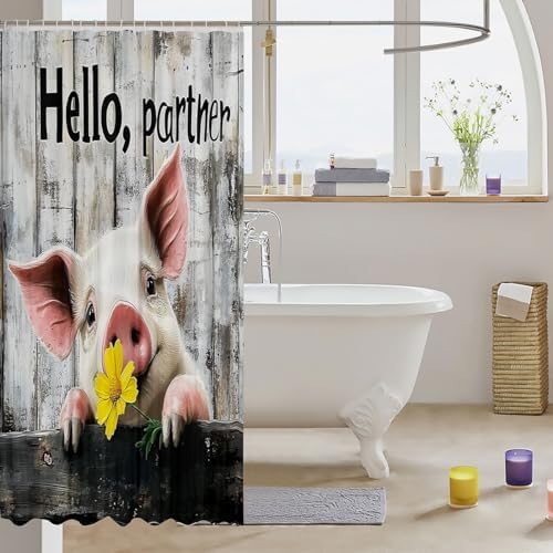 Feelyou Animal Shower Curtain