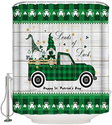 St Patricks Day Waterproof Shower Curtain for Bath 72x84 inches